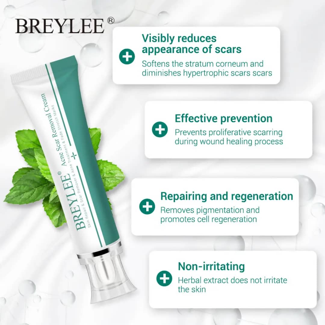 Breylee : Eliminez Acné, Vergetures et cicatrices rapidement